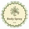 Soothing Scalloped Bath Body Favor Tags